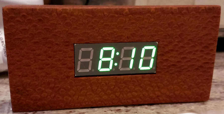 Image: The finished digital clock.